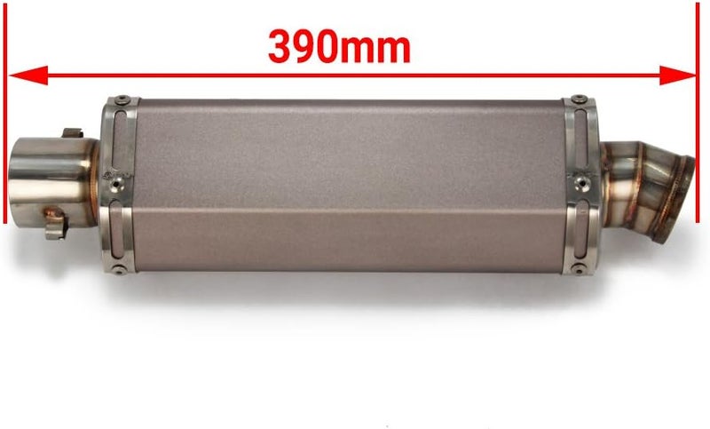 FASTPRO Universal 1.5-2" Inlet Hexagon Exhaust Muffler Pipe Slip On Scooter Motorcycle ATV Dirt Street Bike - Image 2